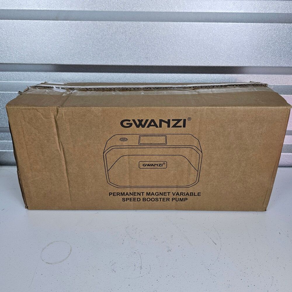GWANZI H600 PRO 1.2HP Whole House Water Pressure Booster Pump 1500GPH 90PSI